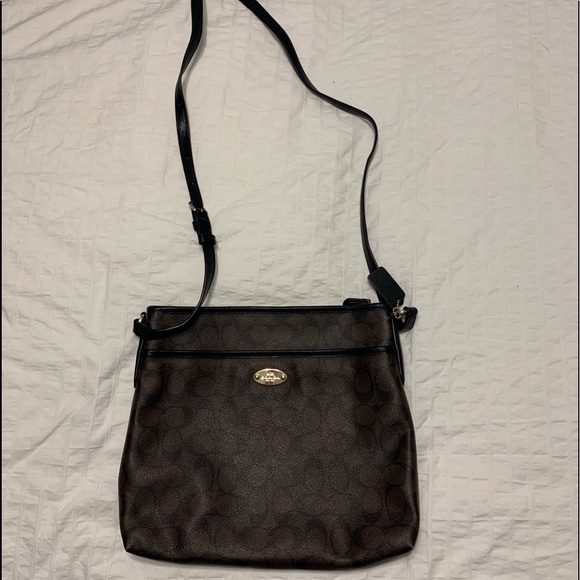 Coach Brown Crossbody Bag - Picture 1 of 4
